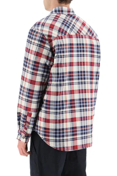 Shop Isabel Marant 'marayan' Flannel Overshirt Men In Multicolor