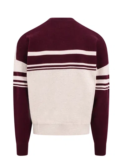 Shop Isabel Marant Man Colby Man Red Knitwear
