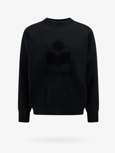 Shop Isabel Marant Man Sweater Man Black Knitwear