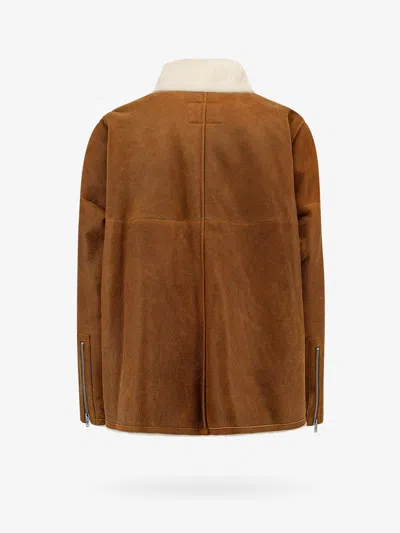 Shop Isabel Marant Woman Abeliki Woman Brown Coats