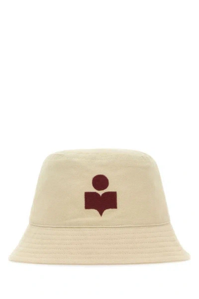 Shop Isabel Marant Woman Ivory Cotton Haley Bucket Hat In White