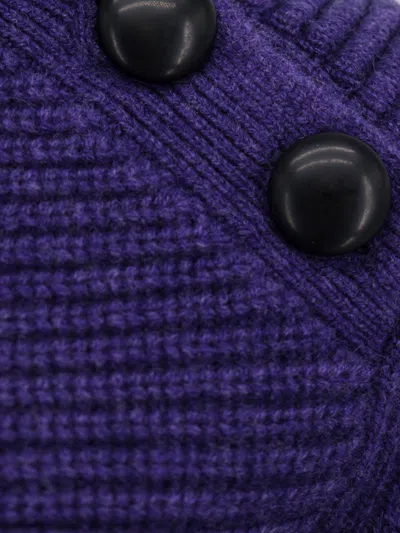 Shop Isabel Marant Woman Koyle Woman Purple Knitwear