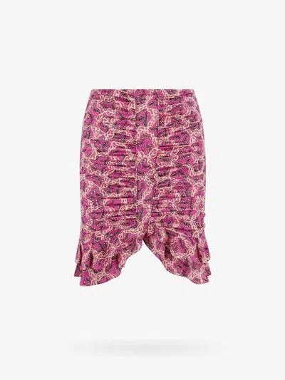 Shop Isabel Marant Woman Milendi Woman Pink Skirts