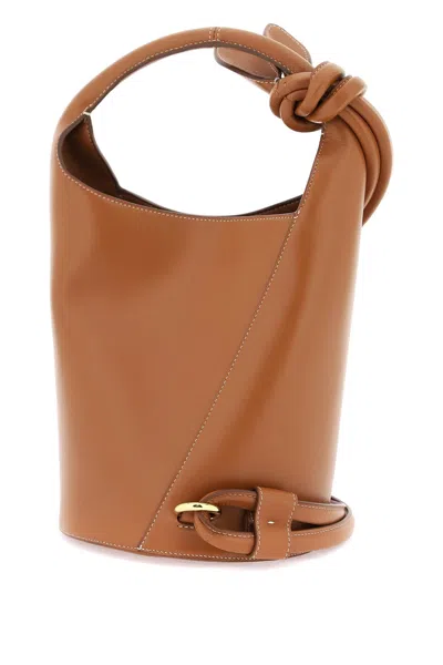 Shop Jacquemus "le Petit Tourni Bucket Bag Women In Brown