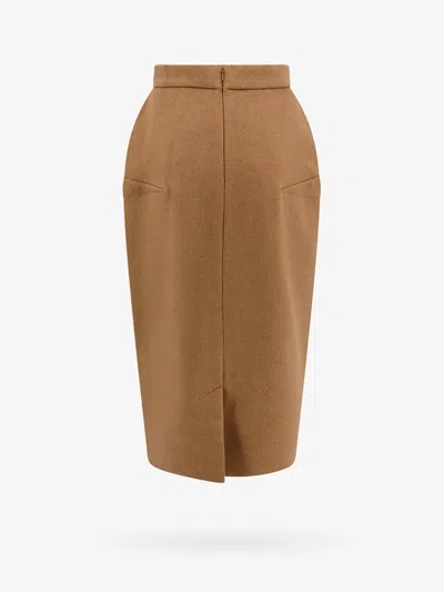 Shop Max Mara Woman Babele Woman Brown Skirts