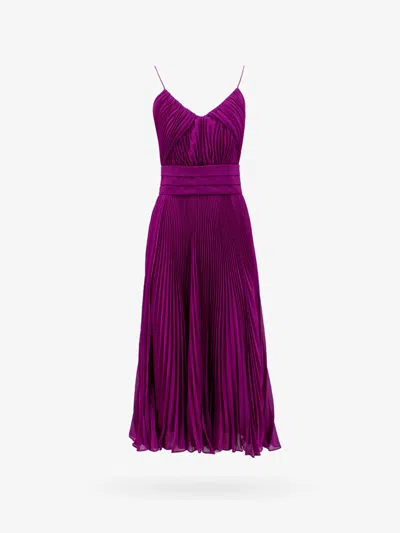 Shop Max Mara Woman Clarino Woman Purple Dresses