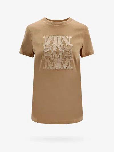 Shop Max Mara Woman Traverna Woman Brown T-shirts