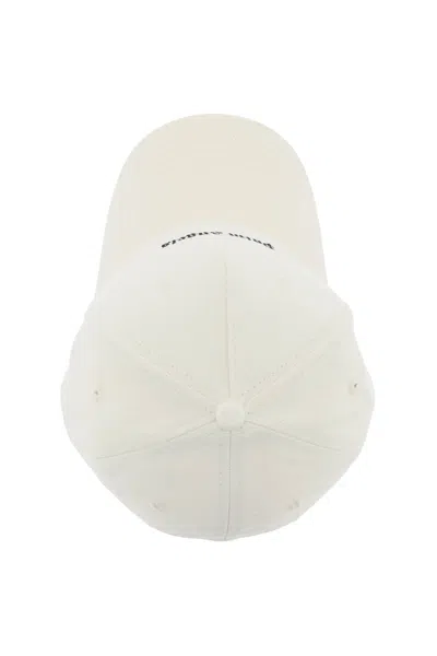 Shop Palm Angels Embroidered Baseball Cap Men In White
