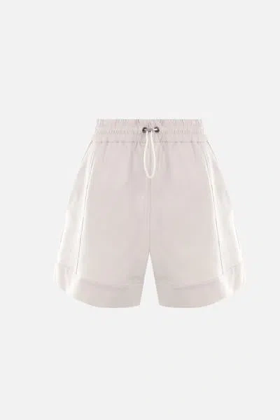 Shop Brunello Cucinelli Shorts In Warm White