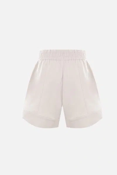 Shop Brunello Cucinelli Shorts In Warm White