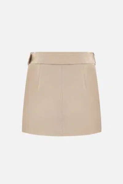 Shop Burberry Skirts In Soft Fawn
