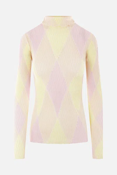 Shop Burberry Sweaters In Cameo