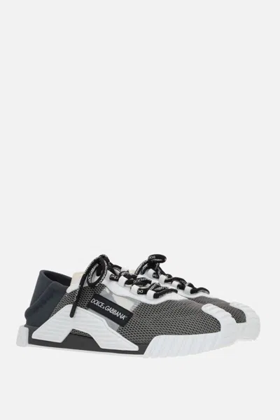 Shop Dolce & Gabbana Sneakers In Anthracite+ivory