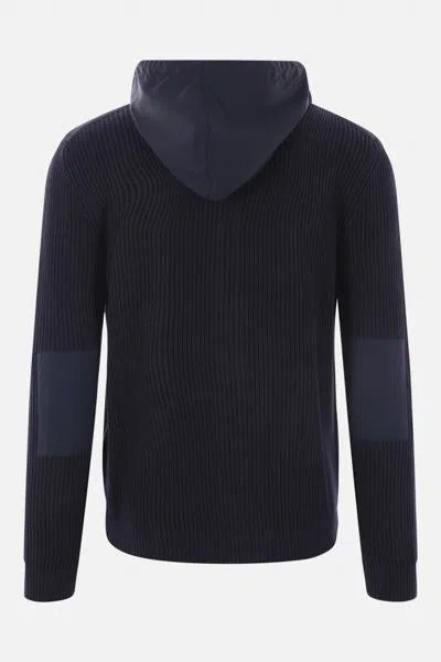 Shop Eleventy Sweaters In Blue+blue