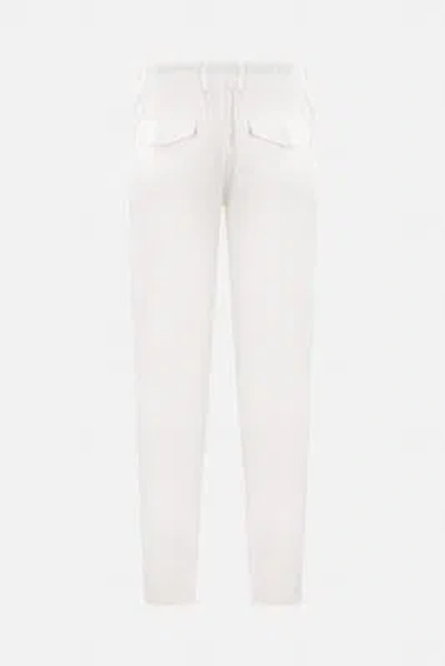 Shop Eleventy Trousers In Ivory