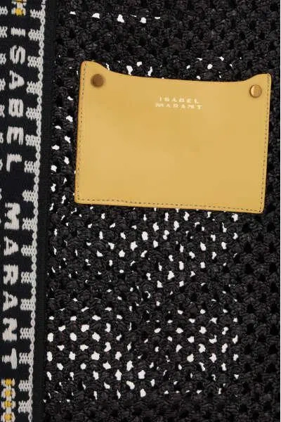 Shop Isabel Marant Bags In Black+yellow