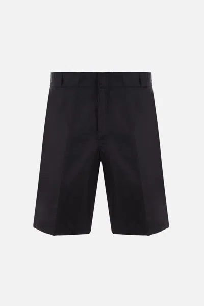Shop Prada Shorts In Black