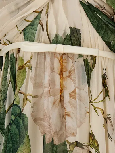 Shop Giambattista Valli 'giant Bloom' Floral Print Dress In Multicolor