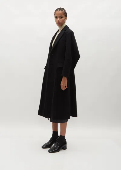 Shop Issey Miyake Crest Hearth Coat In 15-black