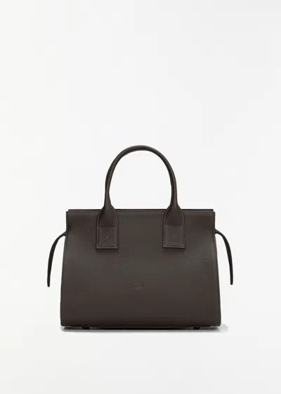 Shop Marsèll Curva Piccola Hand Bag In Dark Brown