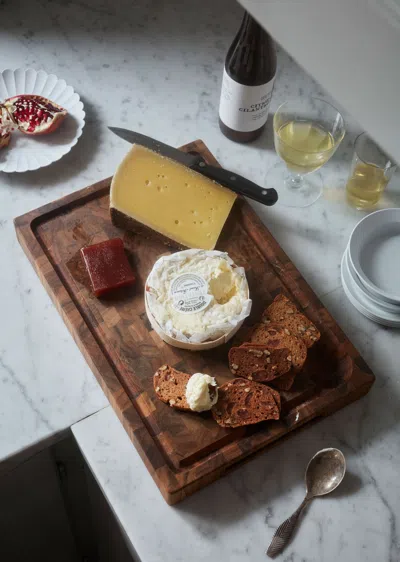 Shop Skagerak Dania Cutting Board In Oiled Teak Endgrain