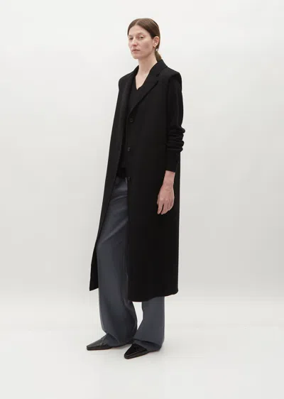 Shop Loulou Studio Deanna Wool Cashmere Sleeveless Coat In Black