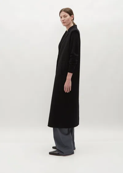 Shop Loulou Studio Deanna Wool Cashmere Sleeveless Coat In Black