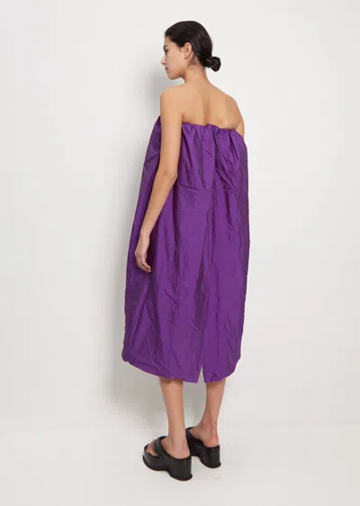 Shop Ter Et Bantine Decollete Dress In Purple 14