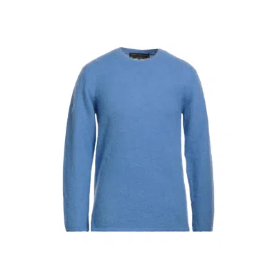 Shop Comme Des Garçons Mohair Blend Sweater In Blue