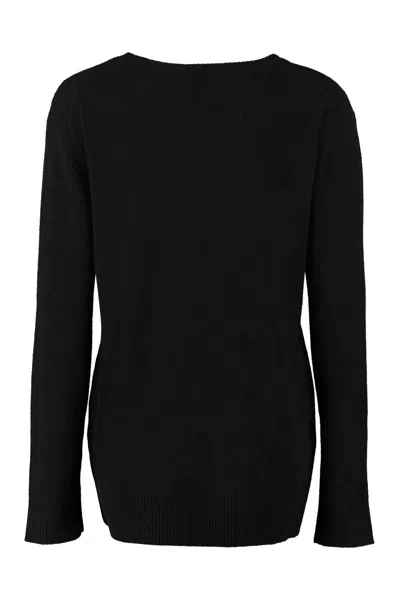 Shop 's Max Mara Verona Wool And Cashmere Pullover In Black