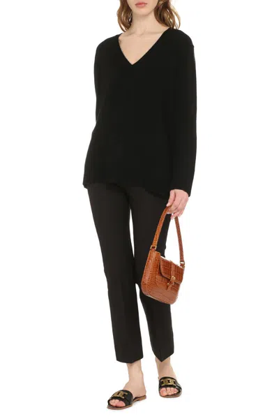 Shop 's Max Mara Verona Wool And Cashmere Pullover In Black