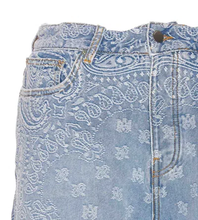 Shop Amiri Shorts In Blue