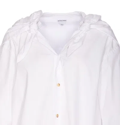 Shop Bottega Veneta Shirts In Bianco