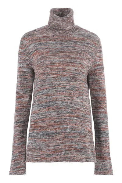 Shop Chloé Wool And Cashmere Sweater In Multicolor