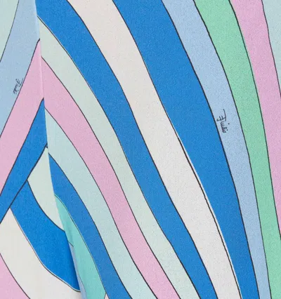 Shop Pucci Emilio  Trousers In Multicolour
