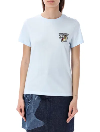 Shop Kenzo Tiger Varsity Classic T-shirt In Blue