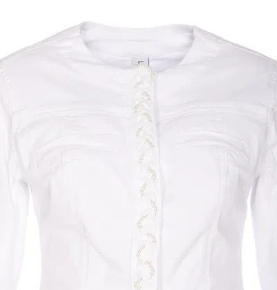 Shop Liu •jo Liu Jo Jackets In Bianco