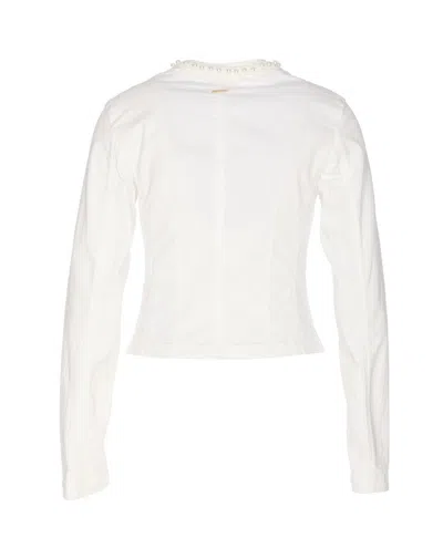 Shop Liu •jo Liu Jo Jackets In White