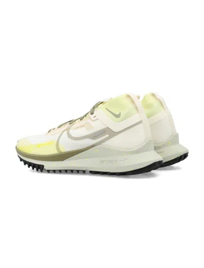 Nike React Pegasus Trail 4 Gore-tex® Waterproof Running Shoe In Pale Ivory/neutral Olive-luminous G