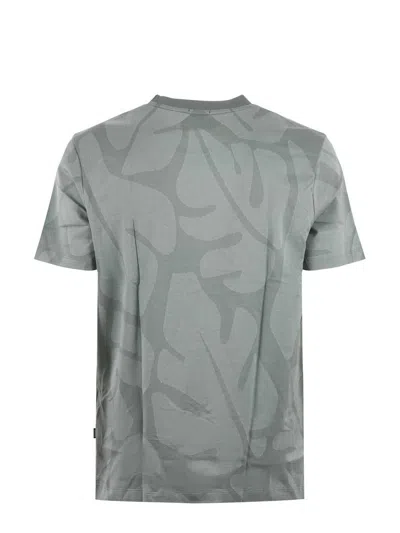 Shop Hugo Boss Boss  T-shirts And Polos In Verde Salvia