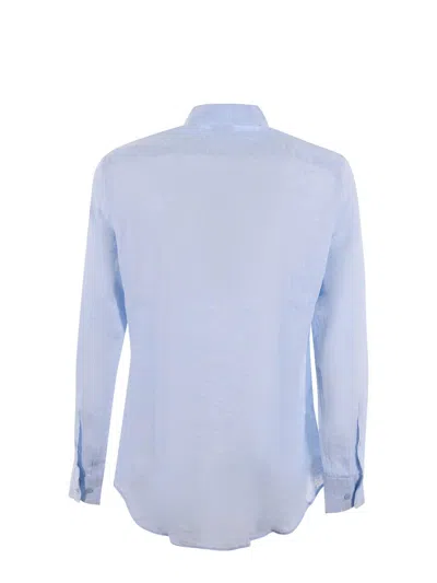 Shop Etro Shirts Light Blue