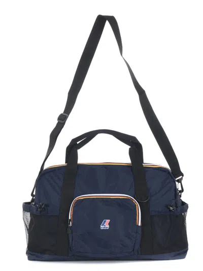 Shop K-way Duffle Bag In Blue
