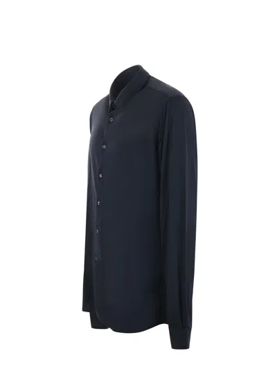 Rrd Oxford Jacquard Shirt In Blue