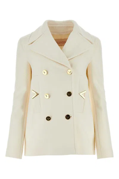 Shop Valentino Garavani Jackets And Vests In White