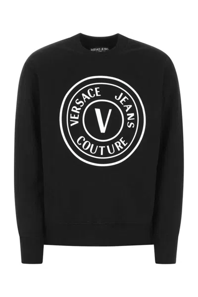 Shop Versace Jeans Couture Sweatshirts In Black