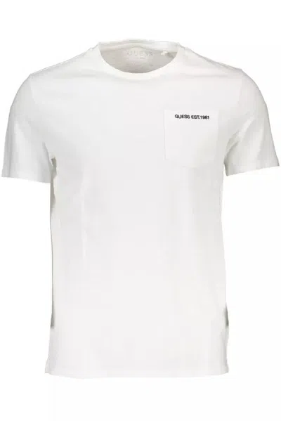 Shop Guess Jeans White Cotton T-shirt