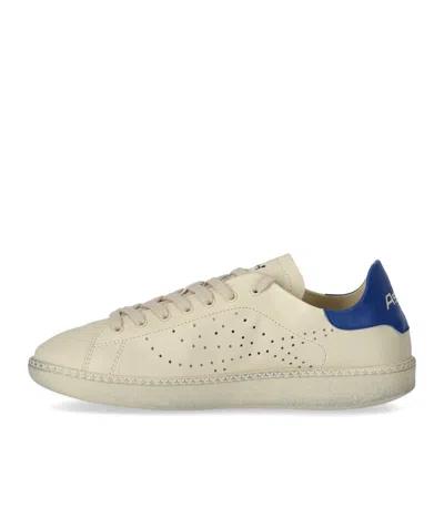 Ash Superguy Elfenbein Blau Sneaker In Ivory