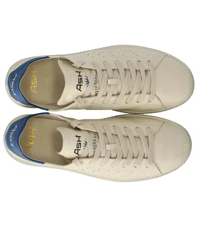 Ash Superguy Elfenbein Blau Sneaker In Ivory