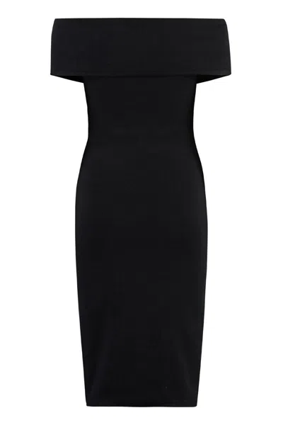Shop Bottega Veneta Technical Nylon Dress In Black