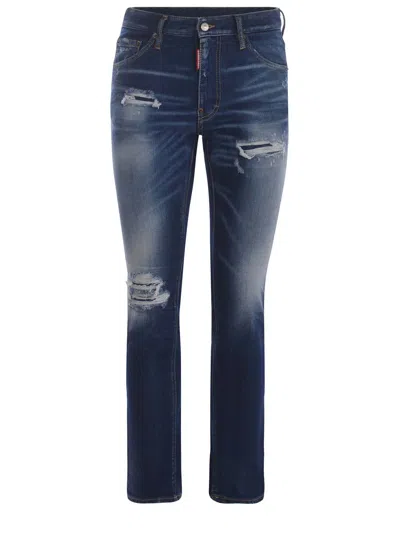 Shop Dsquared2 Jeans In Denim Azzurro